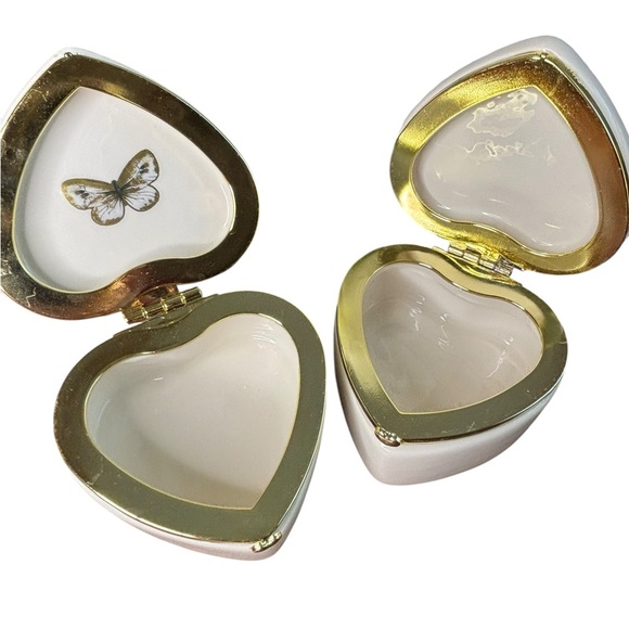 Trinket Box - Set of 5 Heart-Shaped Butterfly - Picture 11 of 12